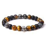 Tiger Eye and Labradorite Bracelet 17 cm nz