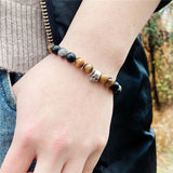Tiger Eye and Labradorite Bracelet nz