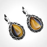 Tiger Eye Chakra Earrings nz