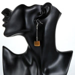 Tiger Eye Cube Earrings of the tiger nz