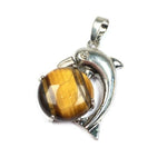 Tiger Eye Dolphin Pendant nz