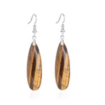 Tiger Eye Drop lithotherapy Earrings nz
