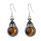 Tiger eye earrings sterling silver nz