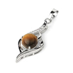 Tiger Eye Heart Pendant No chain nz