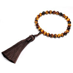 Tiger eye mala bracelet Eye of the tiger nz
