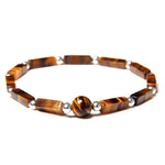 Tiger Eye Men’s Bracelet 17 cm nz