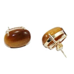 Tiger Eye mineral Earrings nz