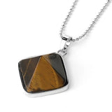 Tiger Eye Pyramid Necklace The chain nz