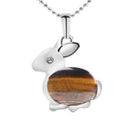 Tiger Eye Rabbit Pendant No chain nz
