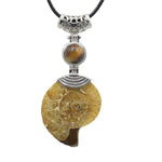 Tiger Eye Snail shaped Necklace nz