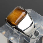 Tiger Eye Square Ring nz
