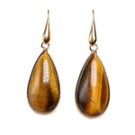 Tiger Eye Teardrop Earrings nz
