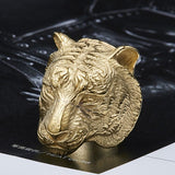 Tiger signet ring 7 (54 mm) / Gold nz