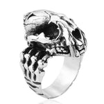 Tiger skull ring 54 mm nz