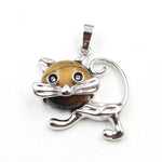 Tiger’s Eye Cat Pendant nz