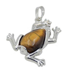 Tiger’s Eye Frog Pendant nz