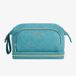 Toiletry bag with 3 compartments Blue nz