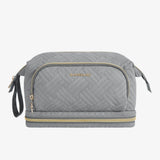 Toiletry bag with 3 compartments Grey nz