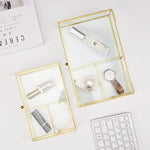 Transparent Glass jewellery box Small format nz