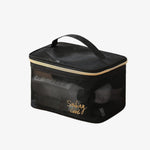 Transparent makeup bag Black nz