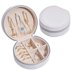 Travel earring box White nz
