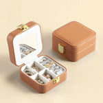 Travel Jewellery Box in Leather nz