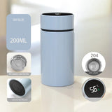 Travel mug with thermometer Light blue nz