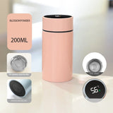 Travel mug with thermometer Pink nz