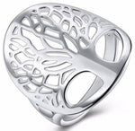 Tree of life authentic silver ring nz
