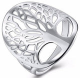 Tree of life authentic silver ring nz