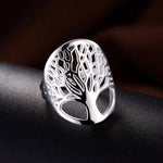 Tree of life authentic silver ring nz