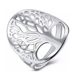 Tree of life authentic silver ring nz