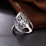 Tree of life authentic silver ring nz