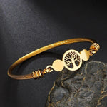 Tree of life bracelet steel nz
