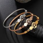 Tree of life bracelet steel nz