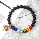 Tree of Life Lava Stone Bracelet nz