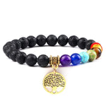 Tree of Life Lava Stone Bracelet nz