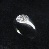 Tree Of Life pure silver Ring nz