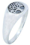 Tree Of Life pure silver Ring nz