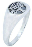 Tree Of Life pure silver Ring nz