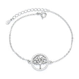 Tree of life silver bracelet women nz