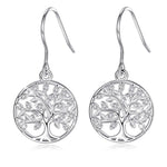 Tree of life silver earrings nz
