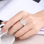 Tree of life silver plated ring nz