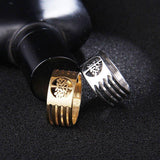 Tree of life stainless steel ring nz