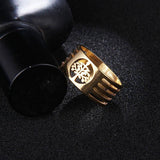 Tree of life stainless steel ring nz