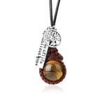 Tree of life tiger eye necklace Tiger and stainless steel nz