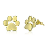 Trendy Gold cat earrings nz
