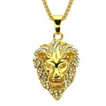 Trendy Gold lion necklace nz