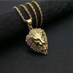 Trendy Gold lion necklace nz