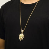 Trendy Gold lion necklace nz